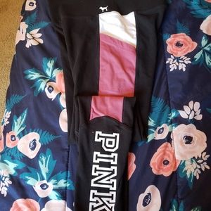 Pink victoria yoga pants